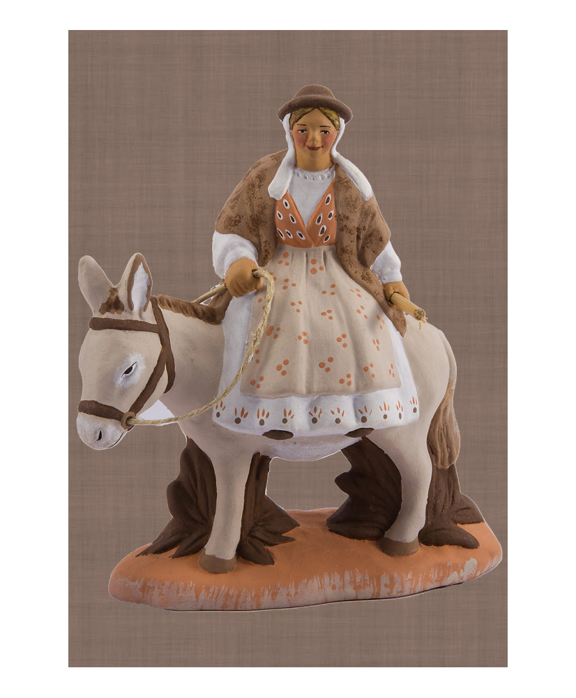 FEMME À L'ÂNE