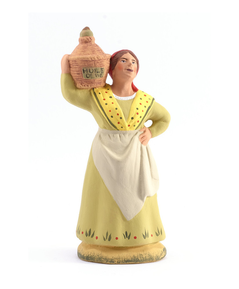 FEMME BONBONNE D'HUILE