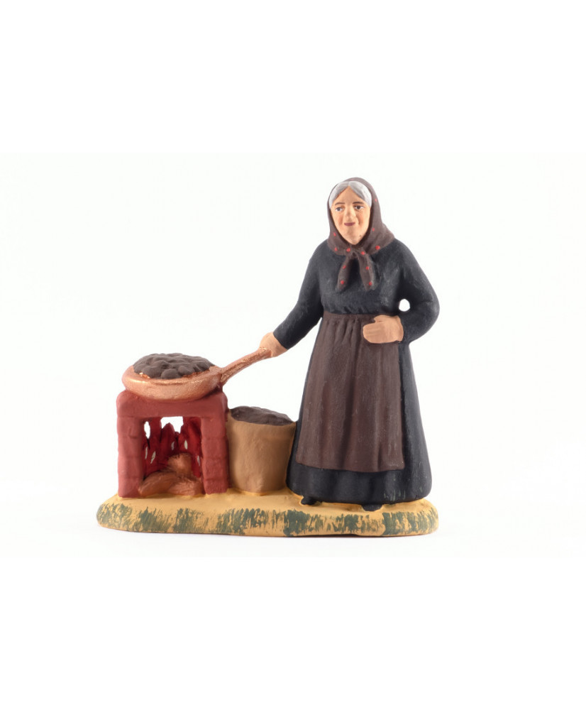 FEMME AUX CHÂTAIGNES